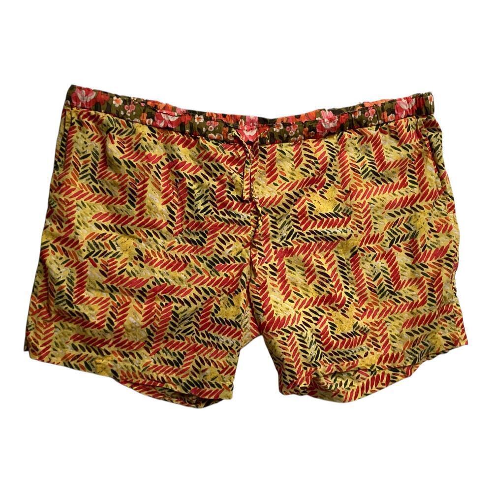 Sundance swim shorts/summer shorts tropical drawstring waist 2 pockets XXL